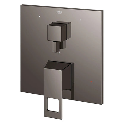Grohe Eurocube 3-Way Diverter With Cartridge Hard Graphite Pressure Balance Valve Trim