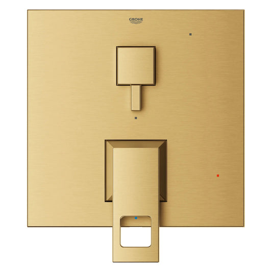 Grohe Eurocube 2-Way Diverter With Catridge Brushed Cool Sunrise Pressure Balance Valve Trim