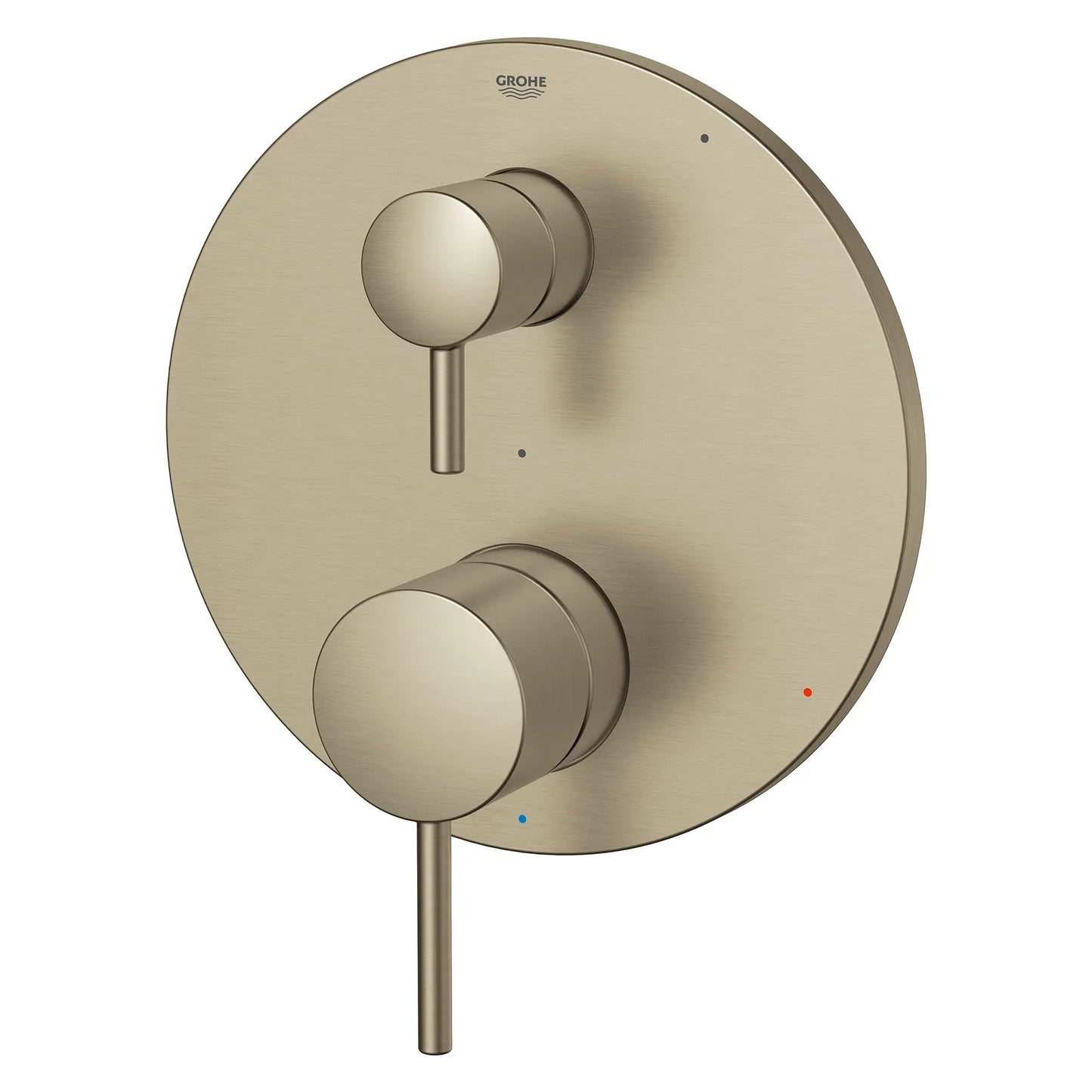 Grohe Timeless 2-Way Pressure Balance Brushed Nickel Infinity Diverter Trim Valve Trim With Cartridge