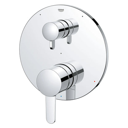 Grohe Cosmopolitan 3-Way Diverter With Cartridge StarLight Chrome Pressure Balance Valve Trim