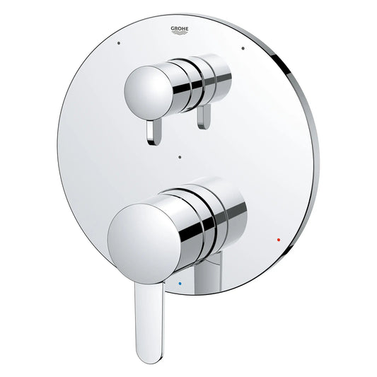 Grohe Cosmopolitan 3-Way Diverter With Cartridge StarLight Chrome Pressure Balance Valve Trim