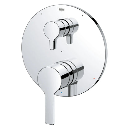 Grohe Lineare 3-Way Diverter With Cartridge StarLight Chrome Pressure Balance Valve Trim