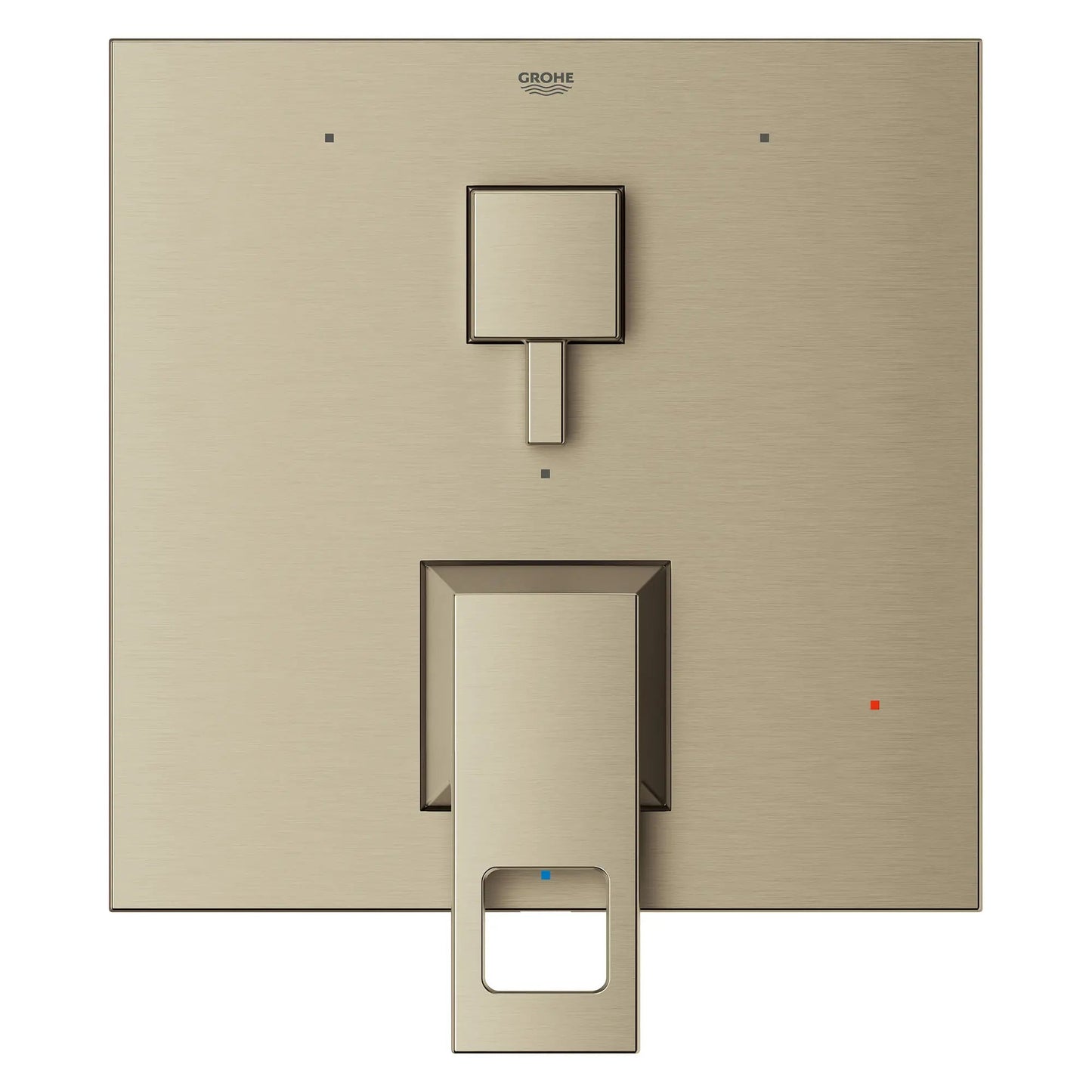 Grohe Eurocube 3-Way Diverter With Cartridge Brushed Nickel Infinity Pressure Balance Valve Trim