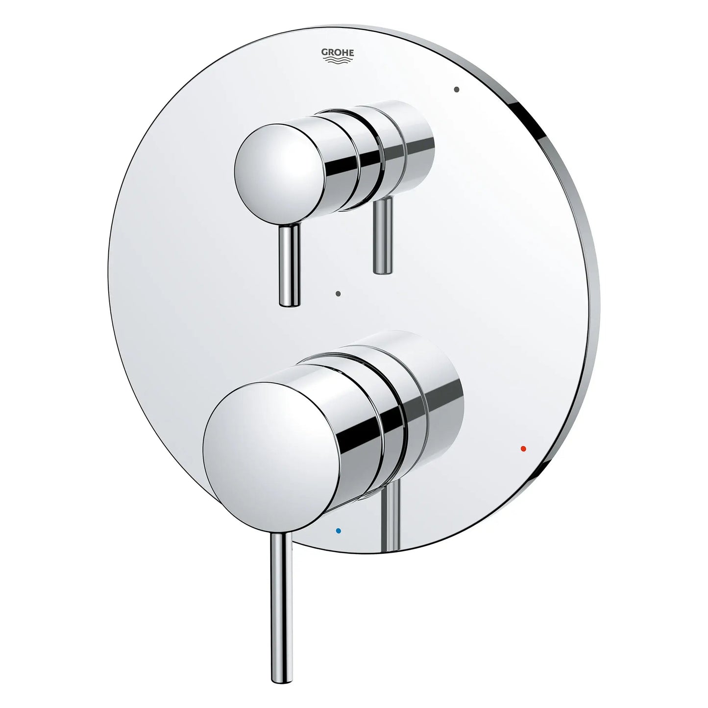 Grohe Timeless 2-Way Pressure Balance StarLight Chrome Diverter Trim Valve Trim With Cartridge
