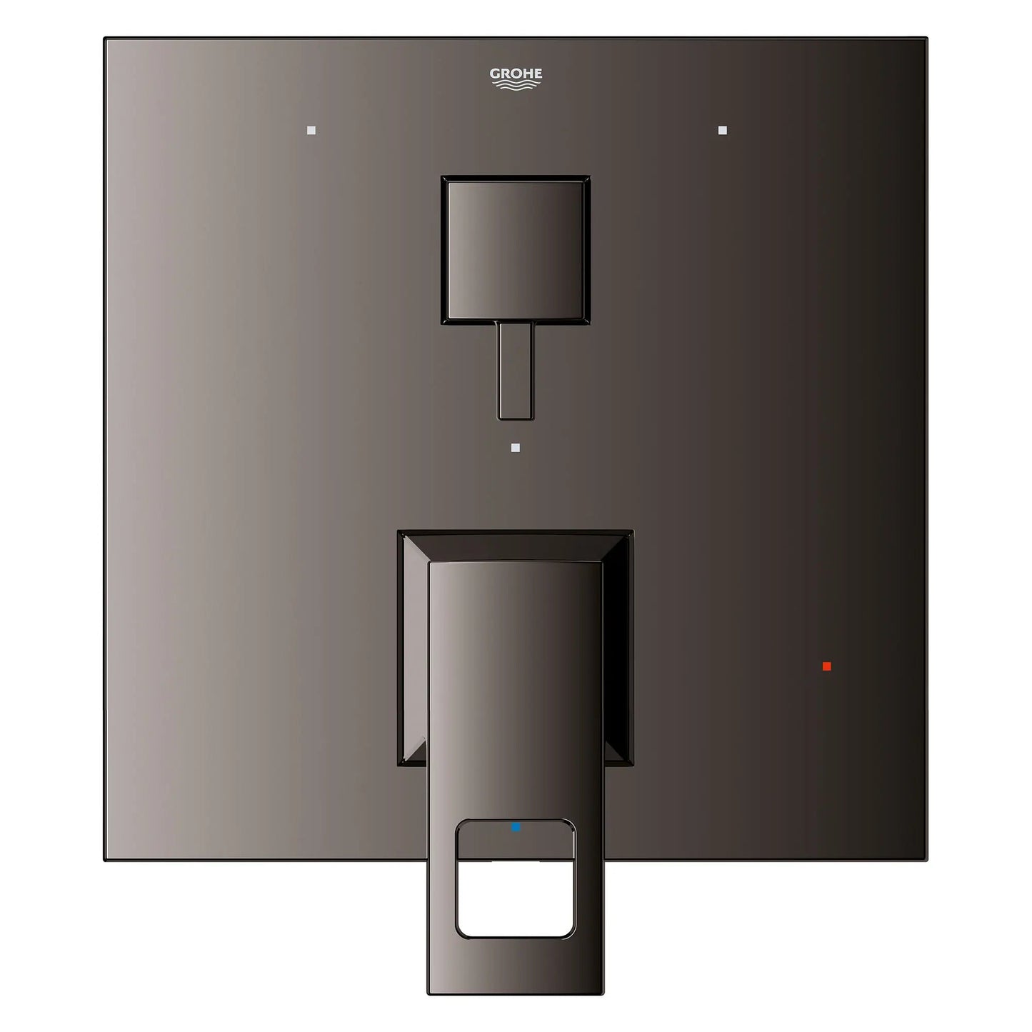 Grohe Eurocube 3-Way Diverter With Cartridge Hard Graphite Pressure Balance Valve Trim