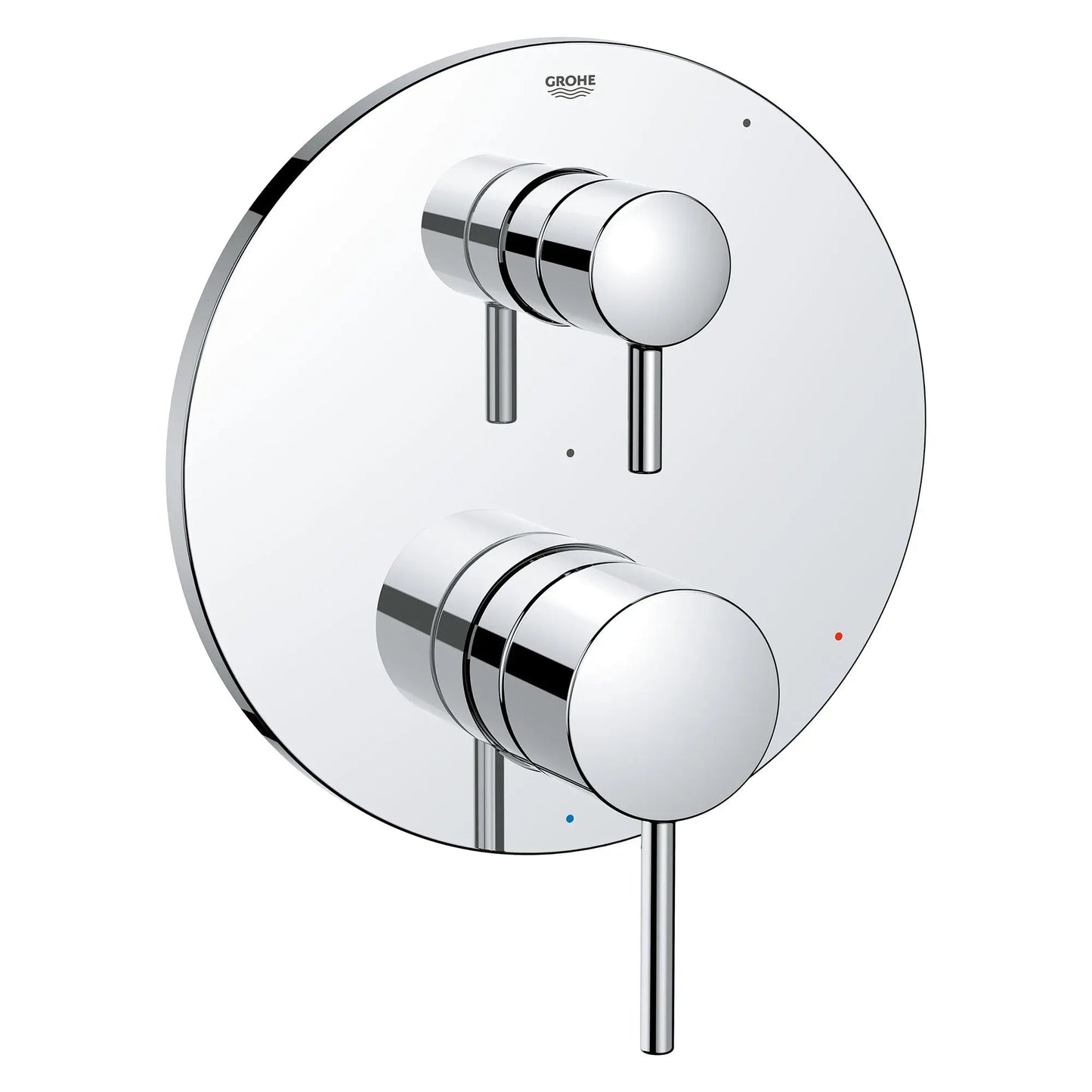 Grohe Timeless 2-Way Pressure Balance StarLight Chrome Diverter Trim Valve Trim With Cartridge
