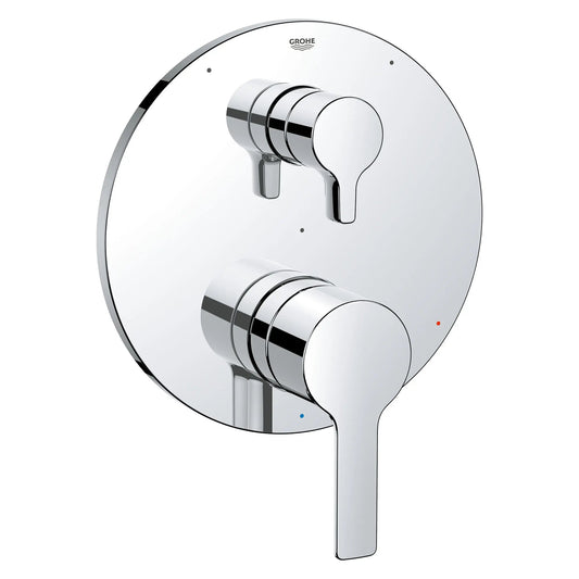 Grohe Lineare 3-Way Diverter With Cartridge StarLight Chrome Pressure Balance Valve Trim