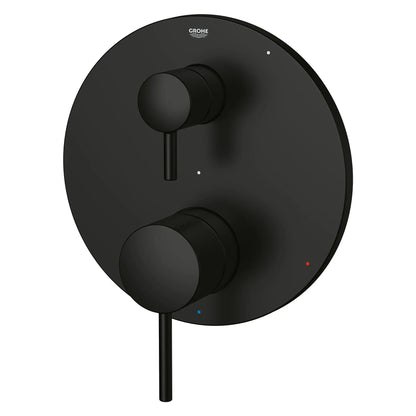 Grohe Timeless 2-Way Pressure Balance Matte Black Diverter Trim Valve Trim With Cartridge