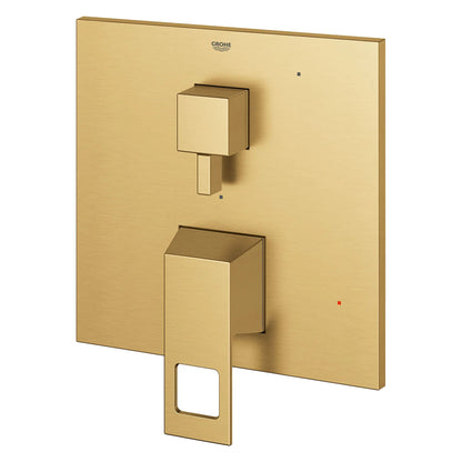 Grohe Eurocube 2-Way Diverter With Catridge Brushed Cool Sunrise Pressure Balance Valve Trim