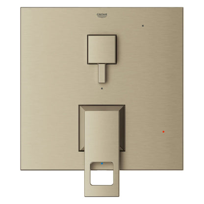Grohe Eurocube 2-Way Diverter With Catridge Brushed Nickel Infinity Pressure Balance Valve Trim