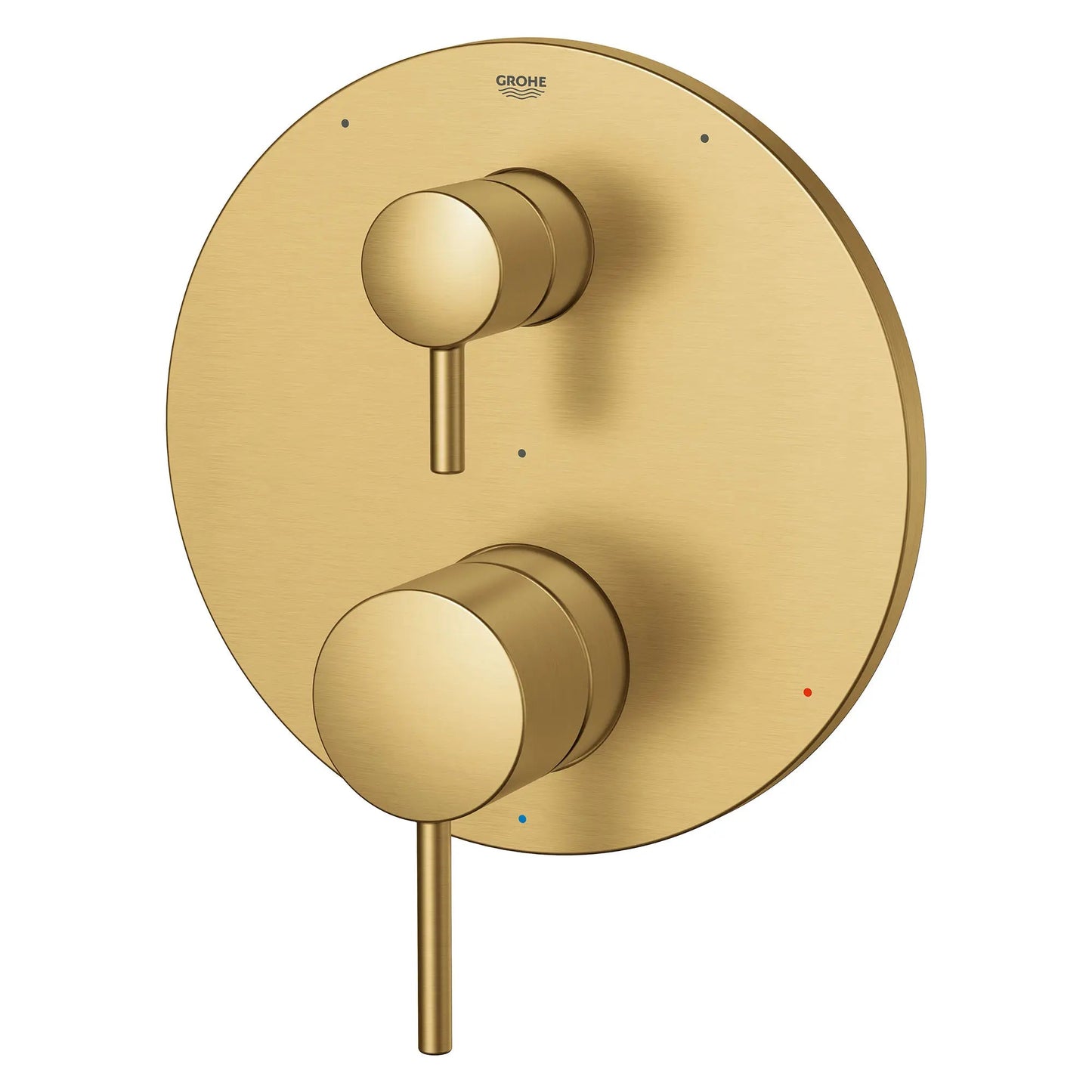 Grohe Timeless Pressure Balance Valve Trim Brushed Cool Sunrise 3-Way Diverter With Cartridge