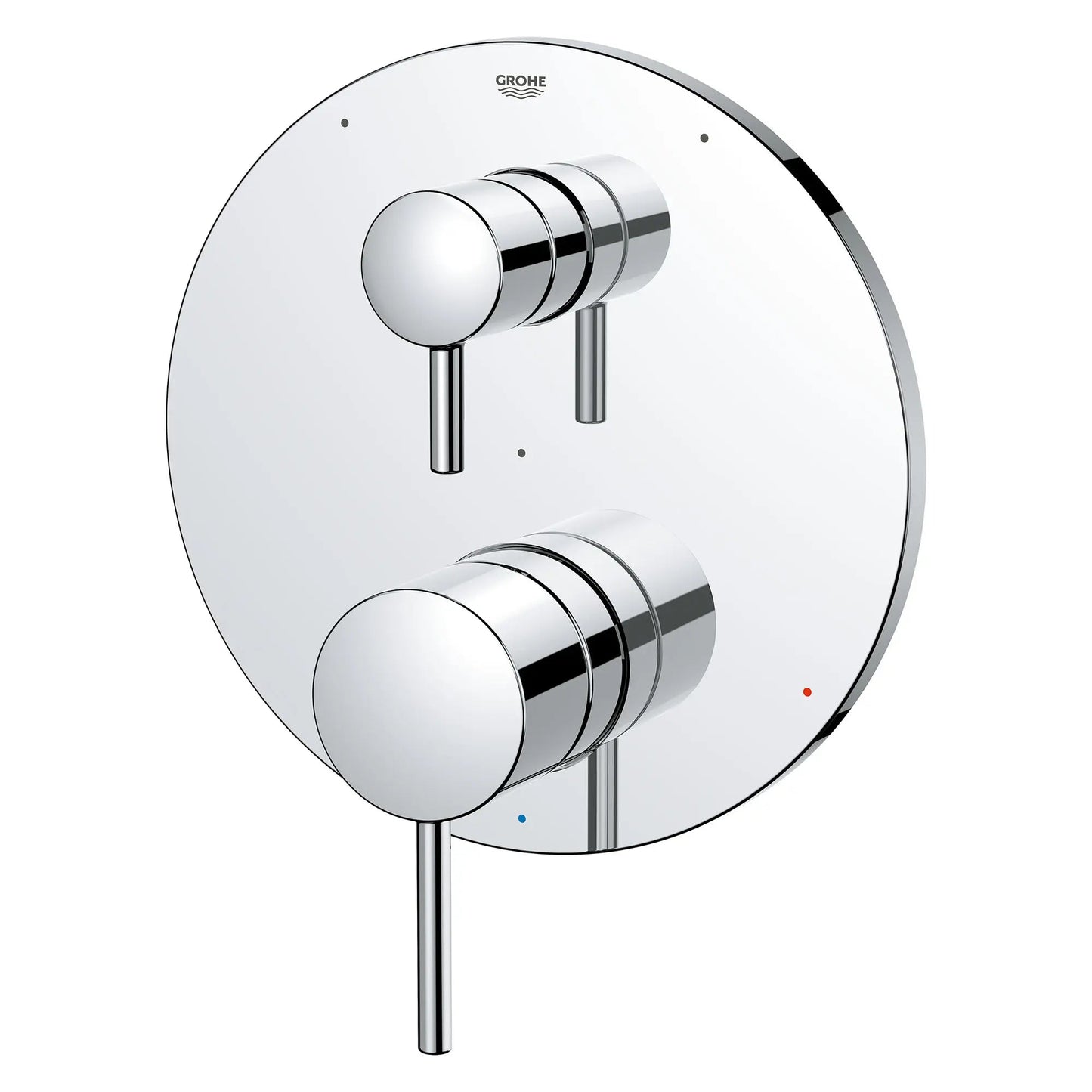 Grohe Timeless Pressure Balance Valve Trim StarLight Chrome 3-Way Diverter With Cartridge