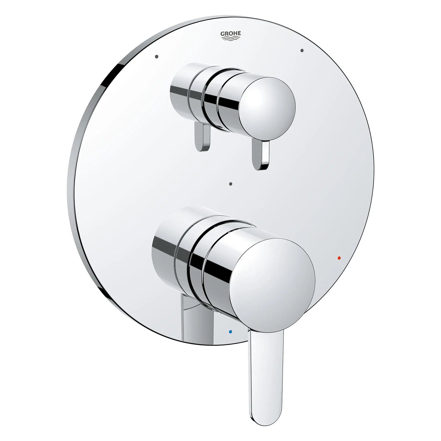 Grohe Cosmopolitan 3-Way Diverter With Cartridge StarLight Chrome Pressure Balance Valve Trim