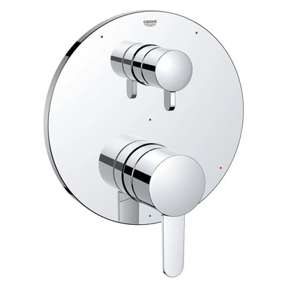 Grohe Cosmopolitan 3-Way Diverter With Cartridge StarLight Chrome Pressure Balance Valve Trim