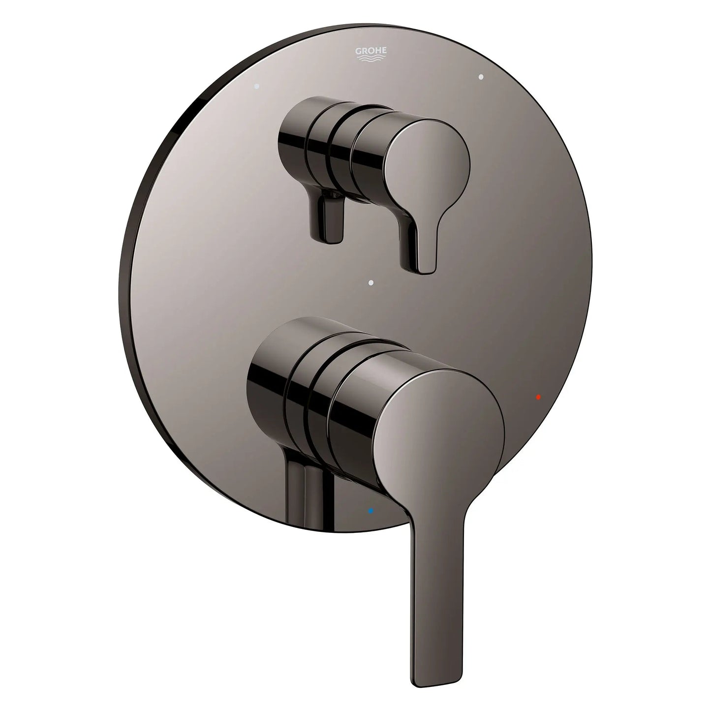 Grohe Lineare 3-Way Diverter With Cartridge Hard Graphite Pressure Balance Valve Trim