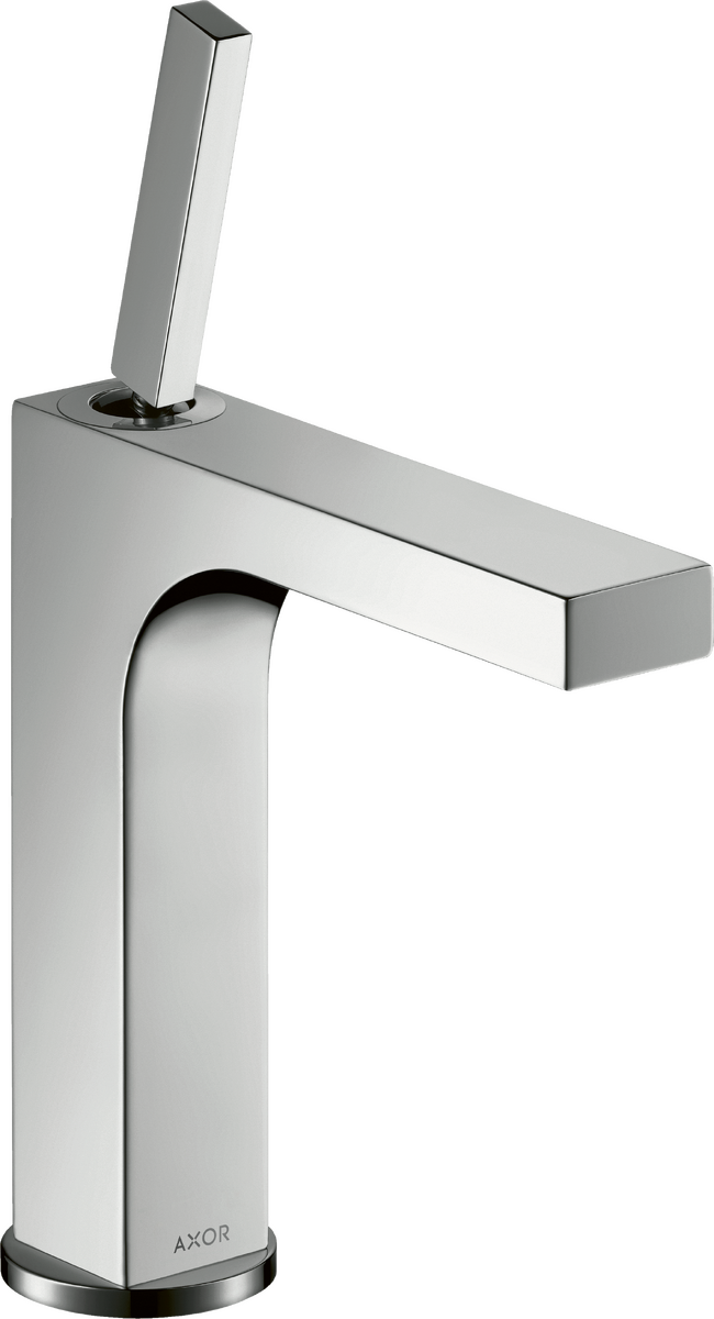 Axor Citterio 1.2 GPM Single Lever Handle Single Hole Chrome 160 Faucet With Pop-Up Drain