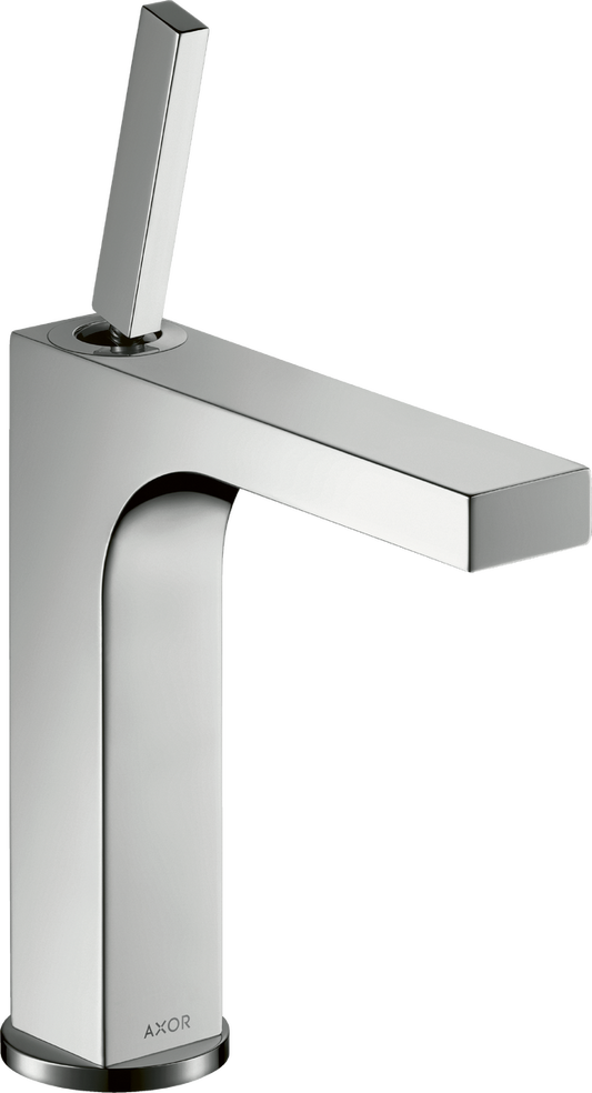Axor Citterio 1.2 GPM Single Lever Handle Single Hole Chrome 160 Faucet With Pop-Up Drain