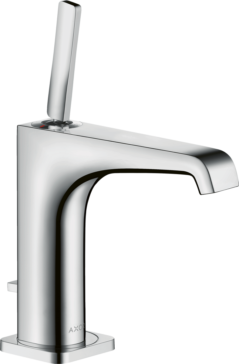 Axor Citterio E 1.2 GPM Single Hole 125 Chrome Faucet With Pop-Up Drain