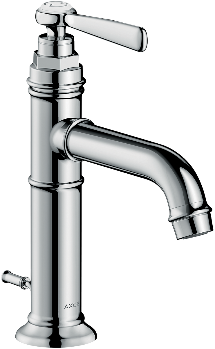 Axor Montreux 1.2 GPM Lever Handle Chrome Single Hole Faucet With Pop-Up Drain