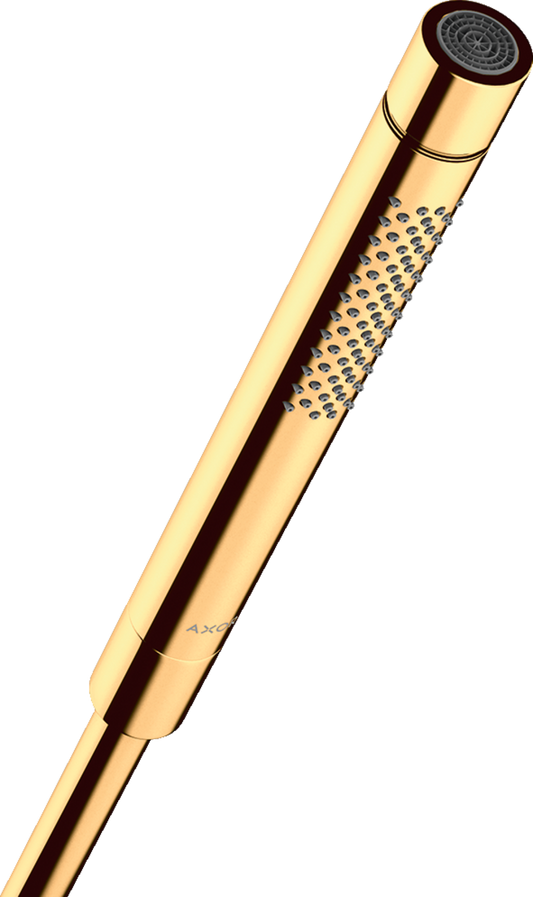 Axor Starck 2.5 GPM 2-Jet Polished Gold Optic Baton Handshower