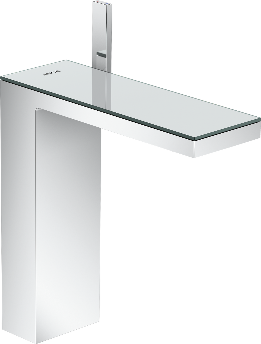 Axor MyEdition 1.2 GPM 230 Single Hole Lever Handle Chrome/ Mirror Glass Faucet