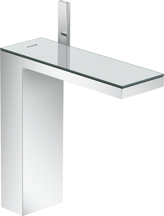 Axor MyEdition 1.2 GPM 230 Single Hole Lever Handle Chrome/ Mirror Glass Faucet