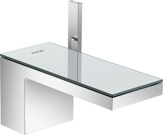 Axor MyEdition 1.2 GPM Single Hole Lever Handle Chrome/ Mirror Glass Faucet