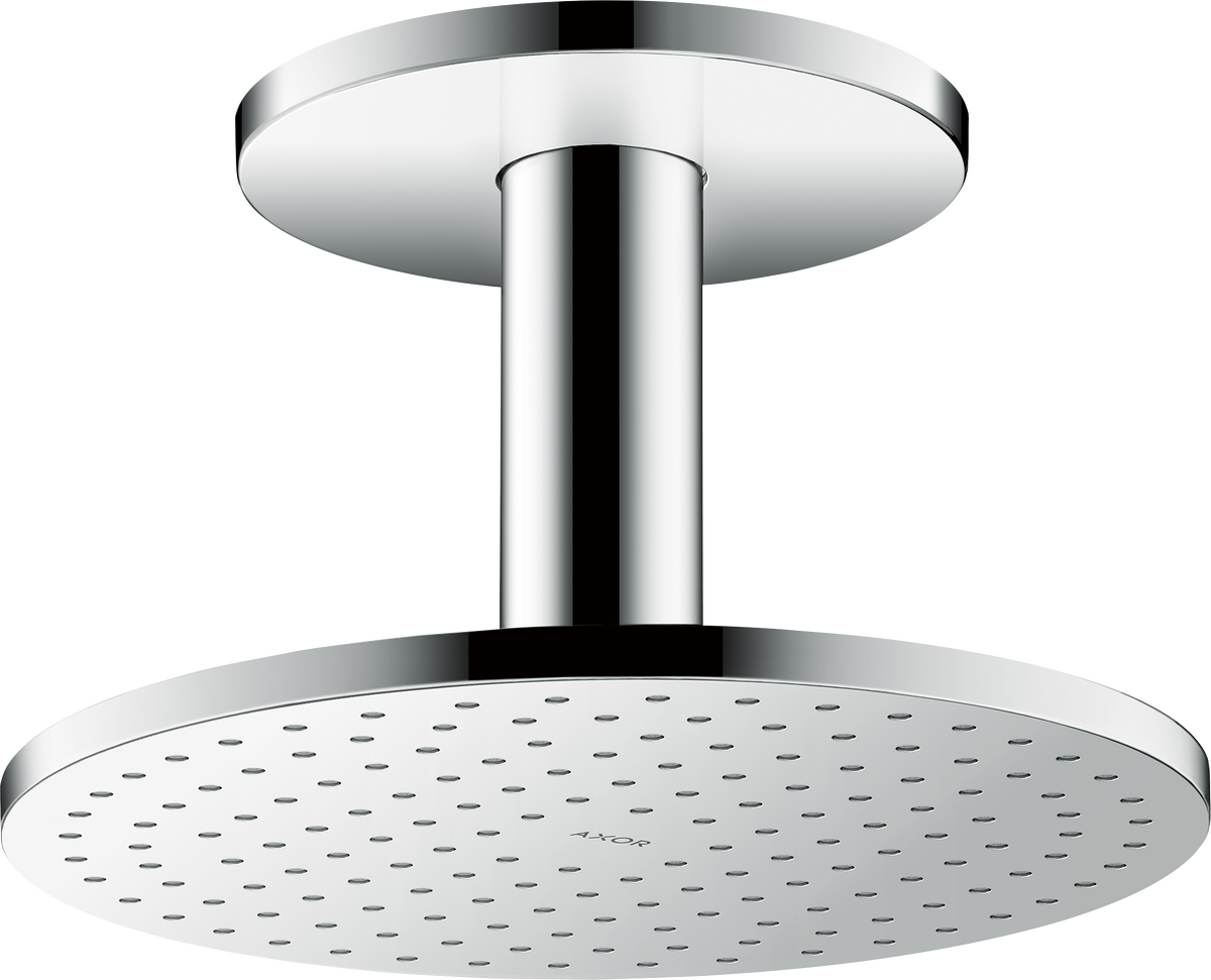 Axor ShowerSolutions 1.75 GPM 250 2-Jet Chrome Showerhead With Ceiling Connection