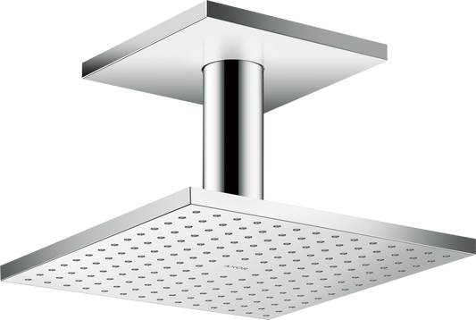 Axor ShowerSolutions 2.5 GPM 250 2-Jet Chrome Square Showerhead With Ceiling Connection