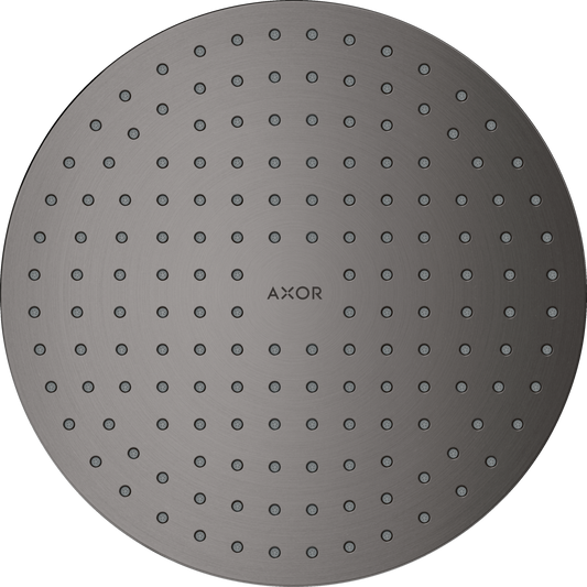 Axor ShowerSolutions 2.5 GPM 50 2-Jet Flush Ceiling Mount Brushed Black Chrome Showerhead