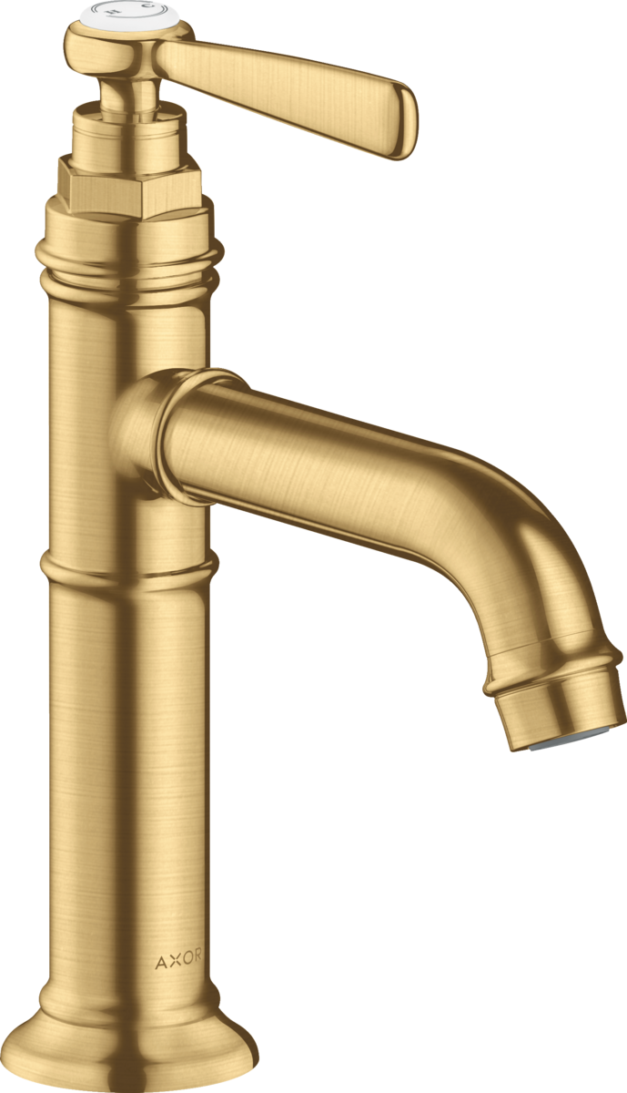 Axor Montreux 1.2 GPM Single Hole Lever Handle Brushed Gold Optic Faucet