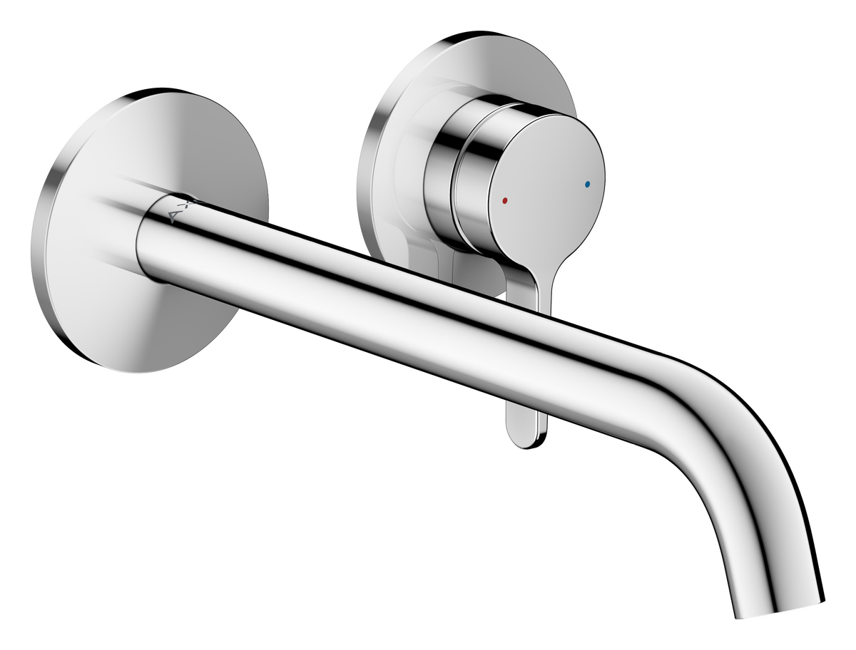 Axor One 1.2 GPM Single Lever Handle Chrome Wall Mounted Faucet