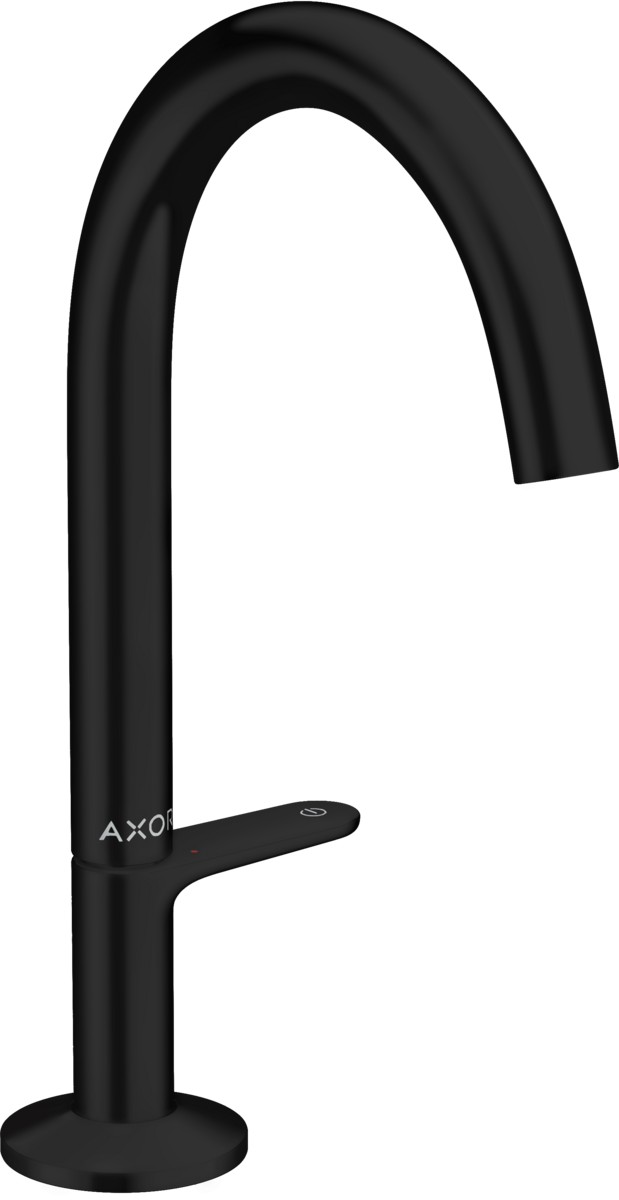 Axor One 1.2 GPM Single Hole Select Handle Design Matte Black Faucet