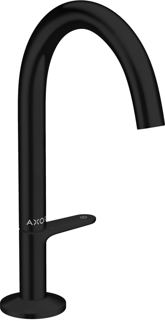 Axor One 1.2 GPM Single Hole Select Handle Design Matte Black Faucet