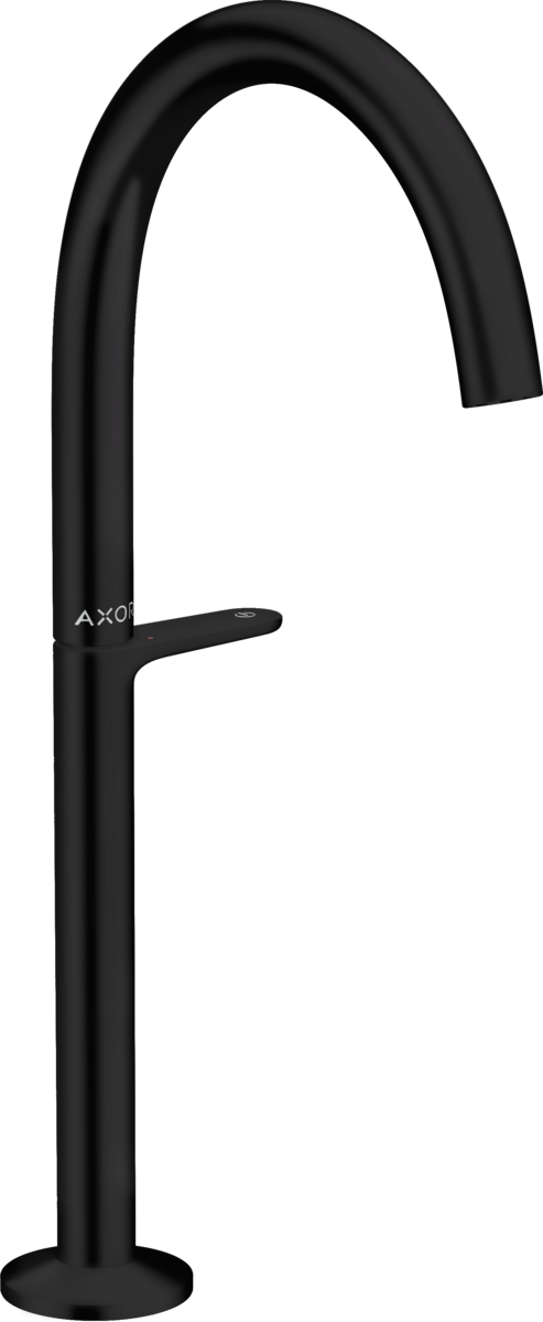Axor One 1.2 GPM 260 Single Hole Select Handle Design Matte Black Chrome Faucet