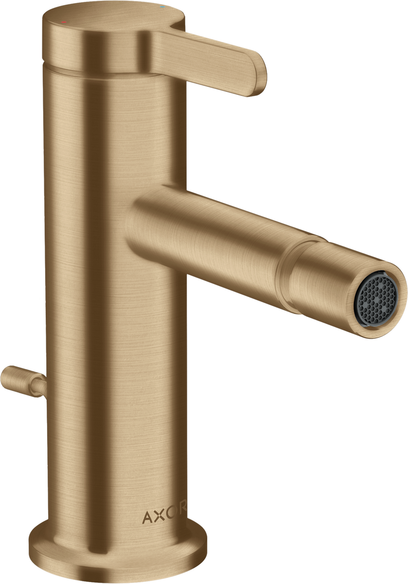Axor One 1.5 GPM Single Hole Lever Handle Brushed Bronze Bidet Faucet
