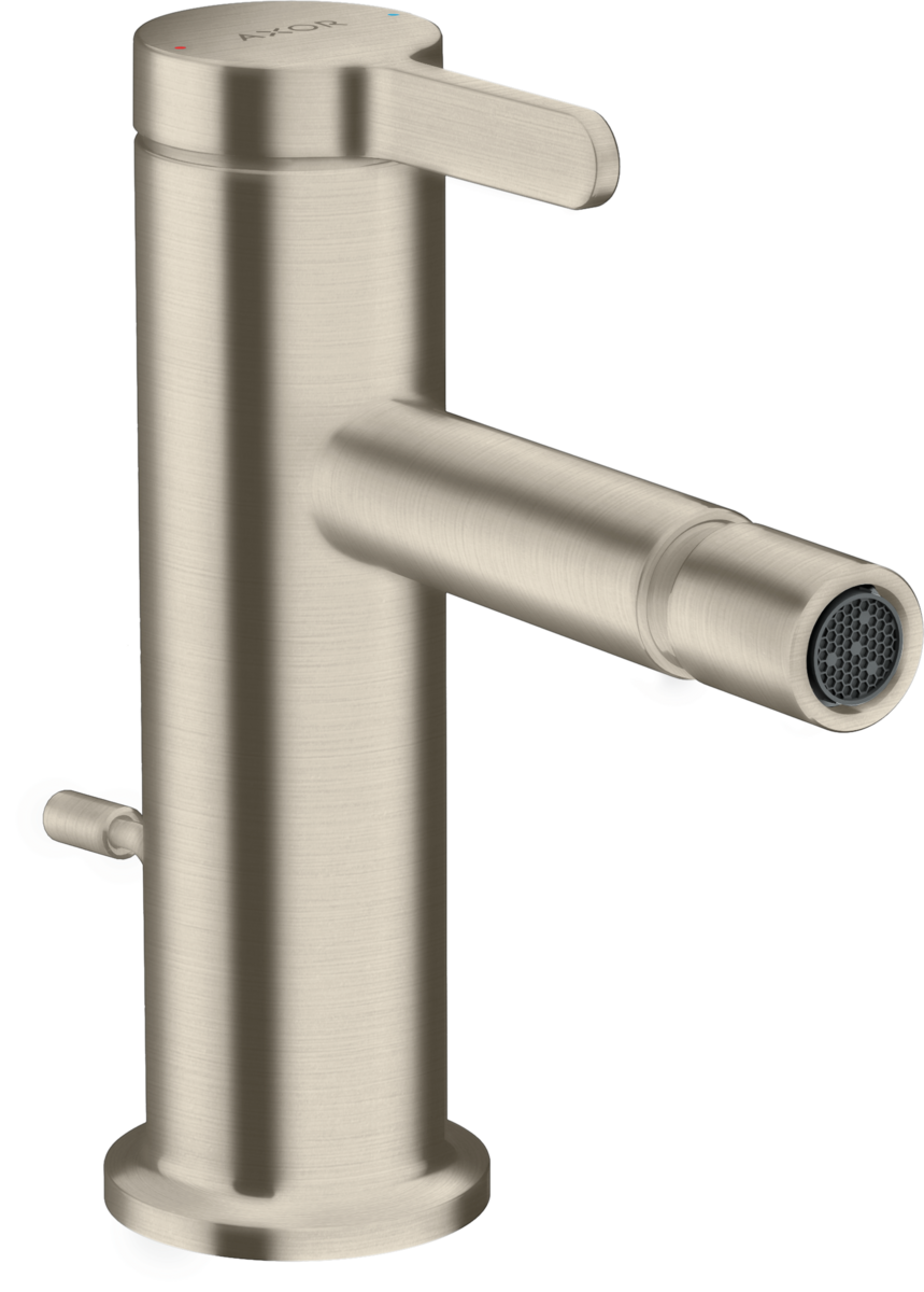 Axor One 1.5 GPM Single Hole Lever Handle Brushed Nickel Bidet Faucet
