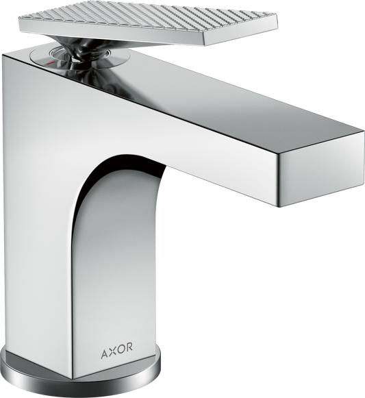Axor Citterio 1.5 GPM Single Hole Rhombic Cut Chrome Faucet With Pop-Up Drain