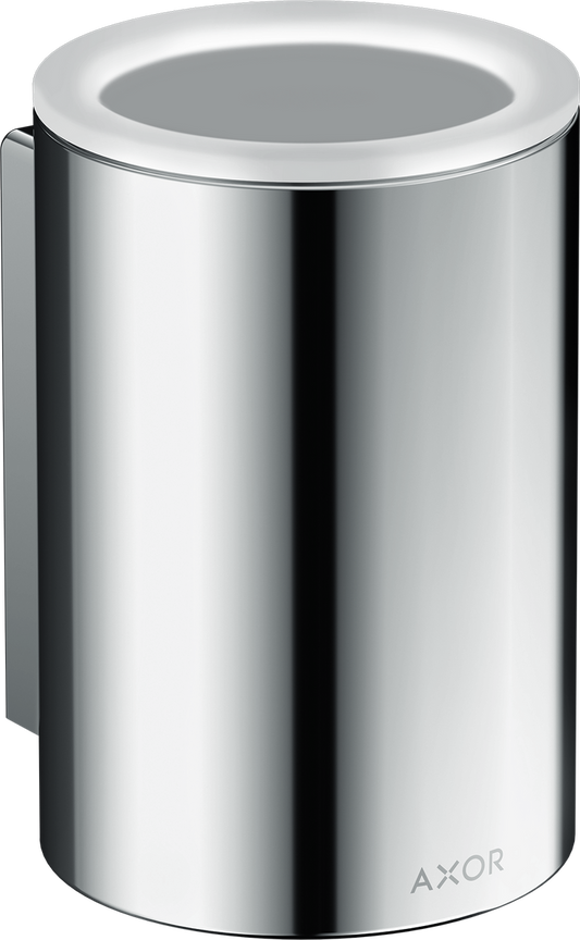 Axor Universal Circular Wall Mounted Chrome Toothbrush Tumbler