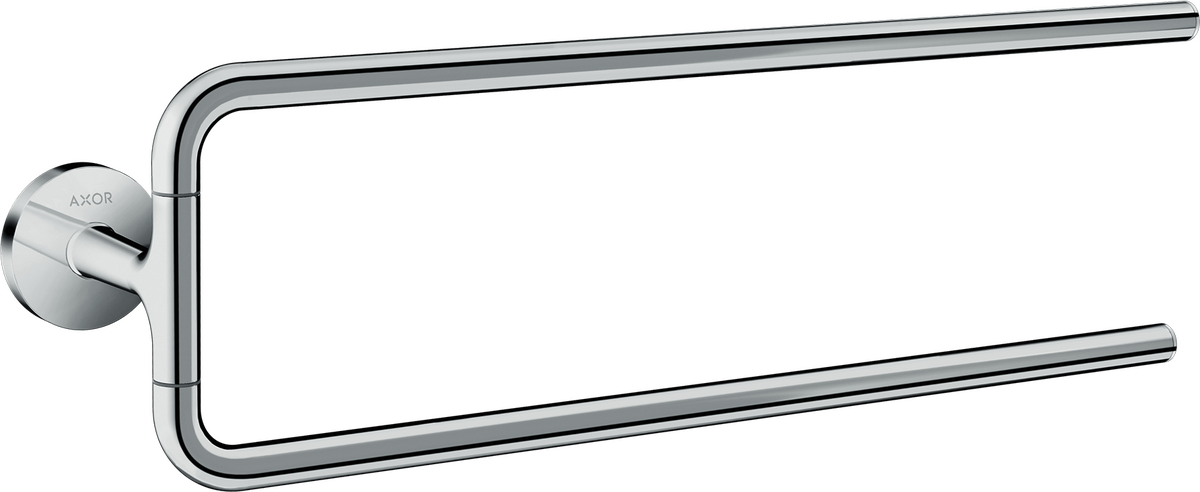 Axor Universal Circular 20" Metal Chrome Double Towel Bar