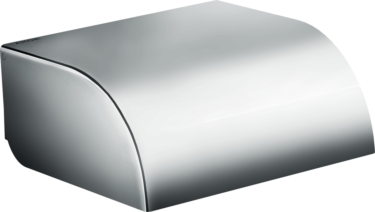 Axor Universal Circular Metal Chrome Wall Mounted Tissue Roll Holder With Cover