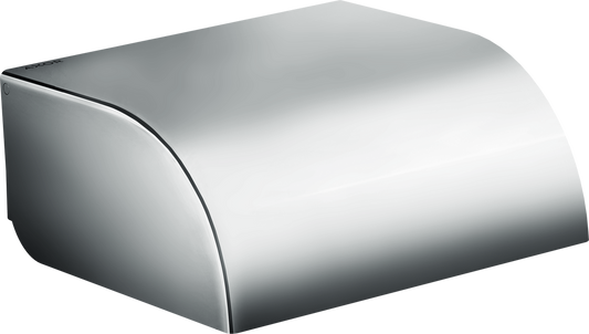 Axor Universal Circular Metal Chrome Wall Mounted Tissue Roll Holder With Cover