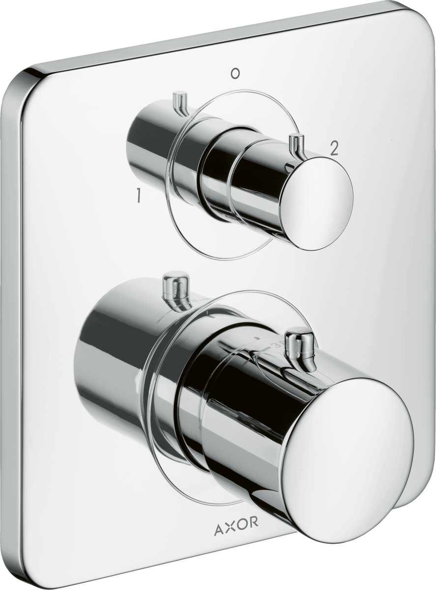 Axor Citterio M Chrome Thermostatic Trim With Volume Control and Diverter