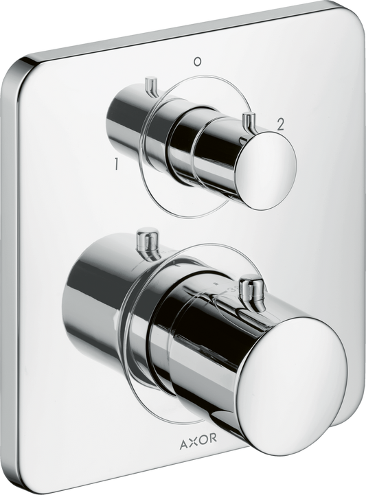 Axor Citterio M Chrome Thermostatic Trim With Volume Control and Diverter