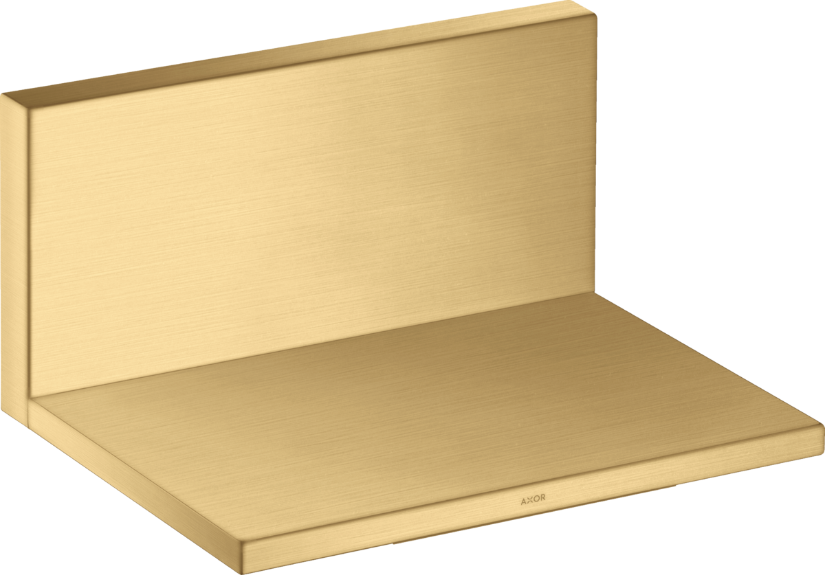Axor ShowerSolutions 10" x 5" Brushed Gold Optic Tub Spout Trim