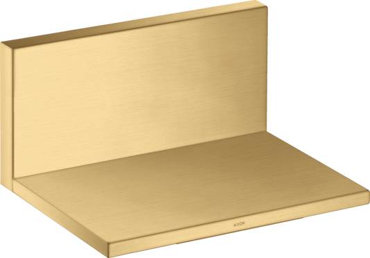 Axor ShowerSolutions 10" x 5" Brushed Gold Optic Tub Spout Trim