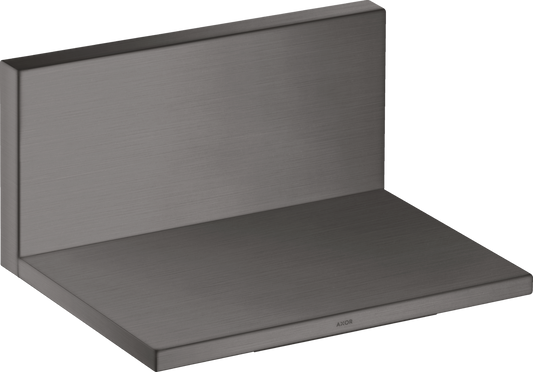 Axor ShowerSolutions 10" x 5" Brushed Black Chrome Tub Spout Trim