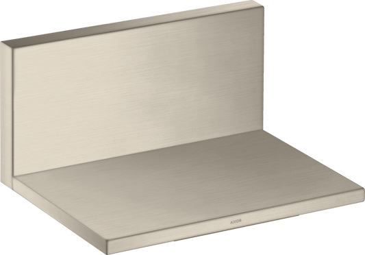 Axor ShowerSolutions 10" x 5" Brushed Nickel Tub Spout Trim