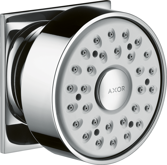 Axor 2.5 GPM Metal Square Chrome Bodyspray