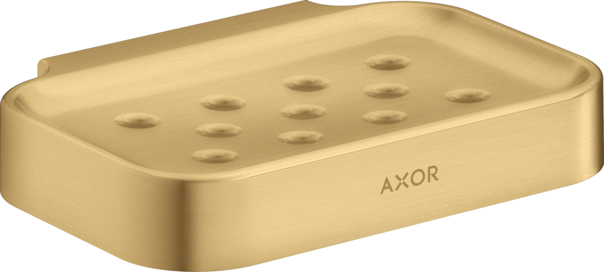 Axor Universal Circular Brushed Gold Optic Wall Mounted Soap Dish